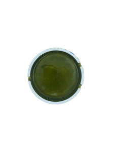 1960’s Daisy Flower Power Green Ashtray, Pair