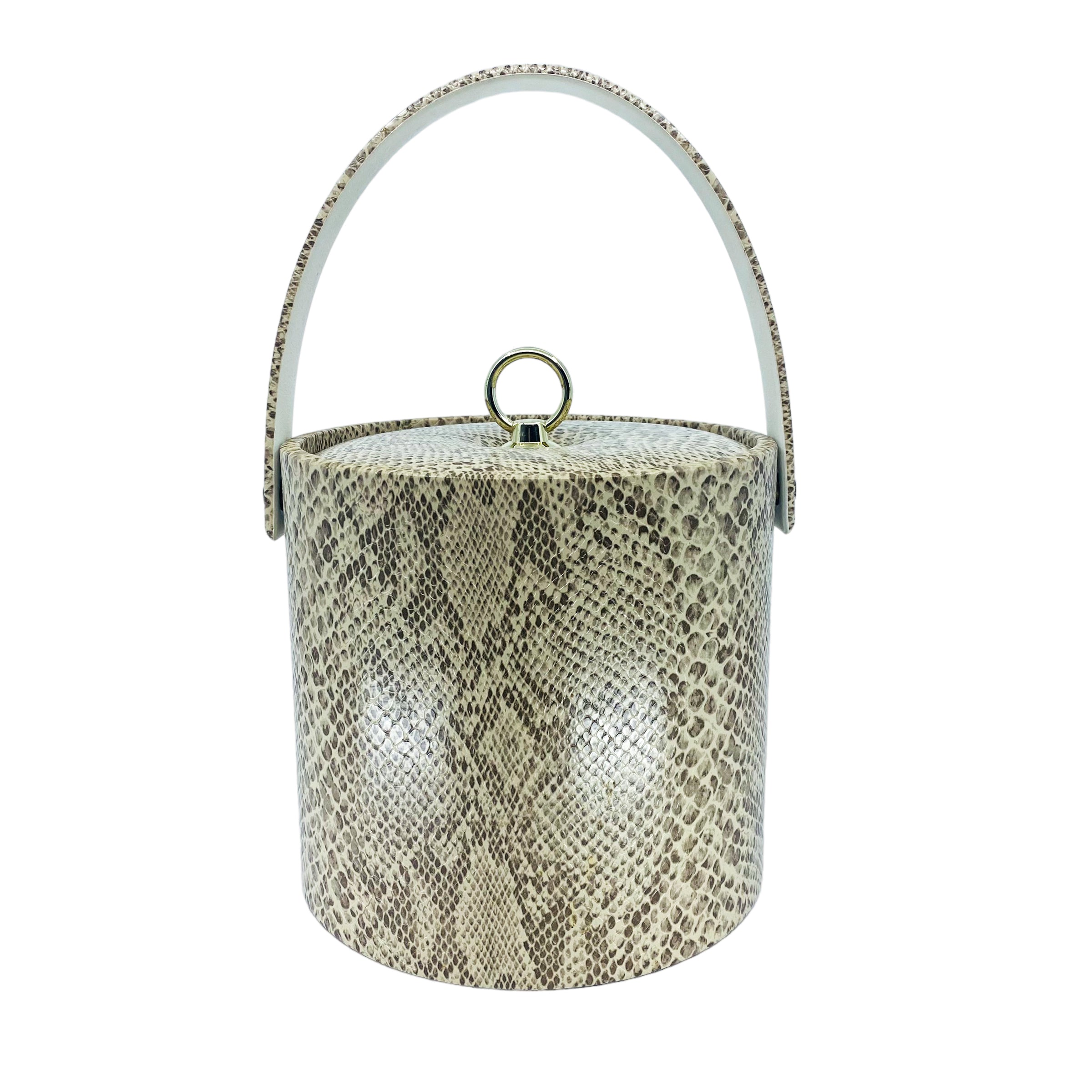 Vintage Phoenixware Snakeskin Ice Bucket