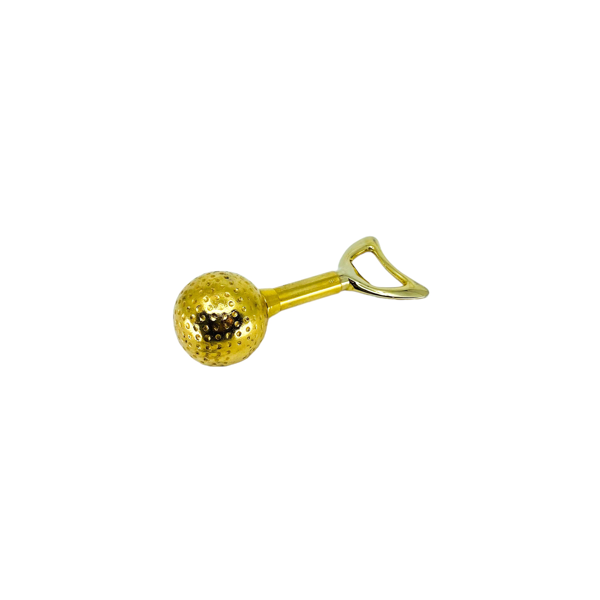 Vintage Brass Golf Ball Bottle Opener