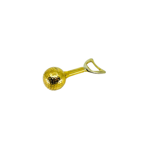 Vintage Brass Golf Ball Bottle Opener