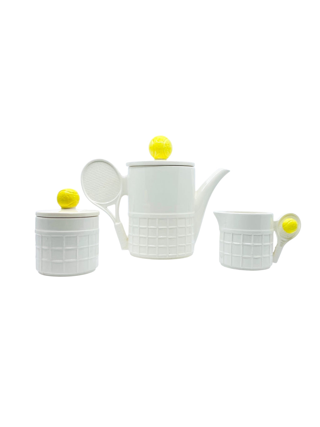 Vintage Enesco Ceramic Tennis Tea Set, Japan