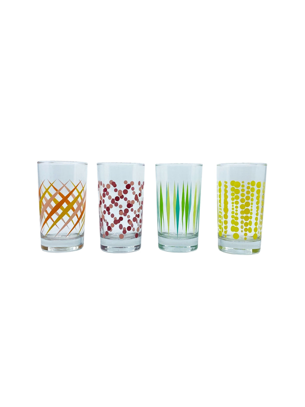 Fishs Eddy Juice Glasses, Set of 4