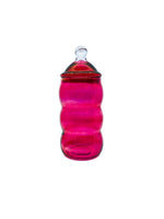 Vintage Imperial Glass Co. Cranberry Apothecary Jar with Lid