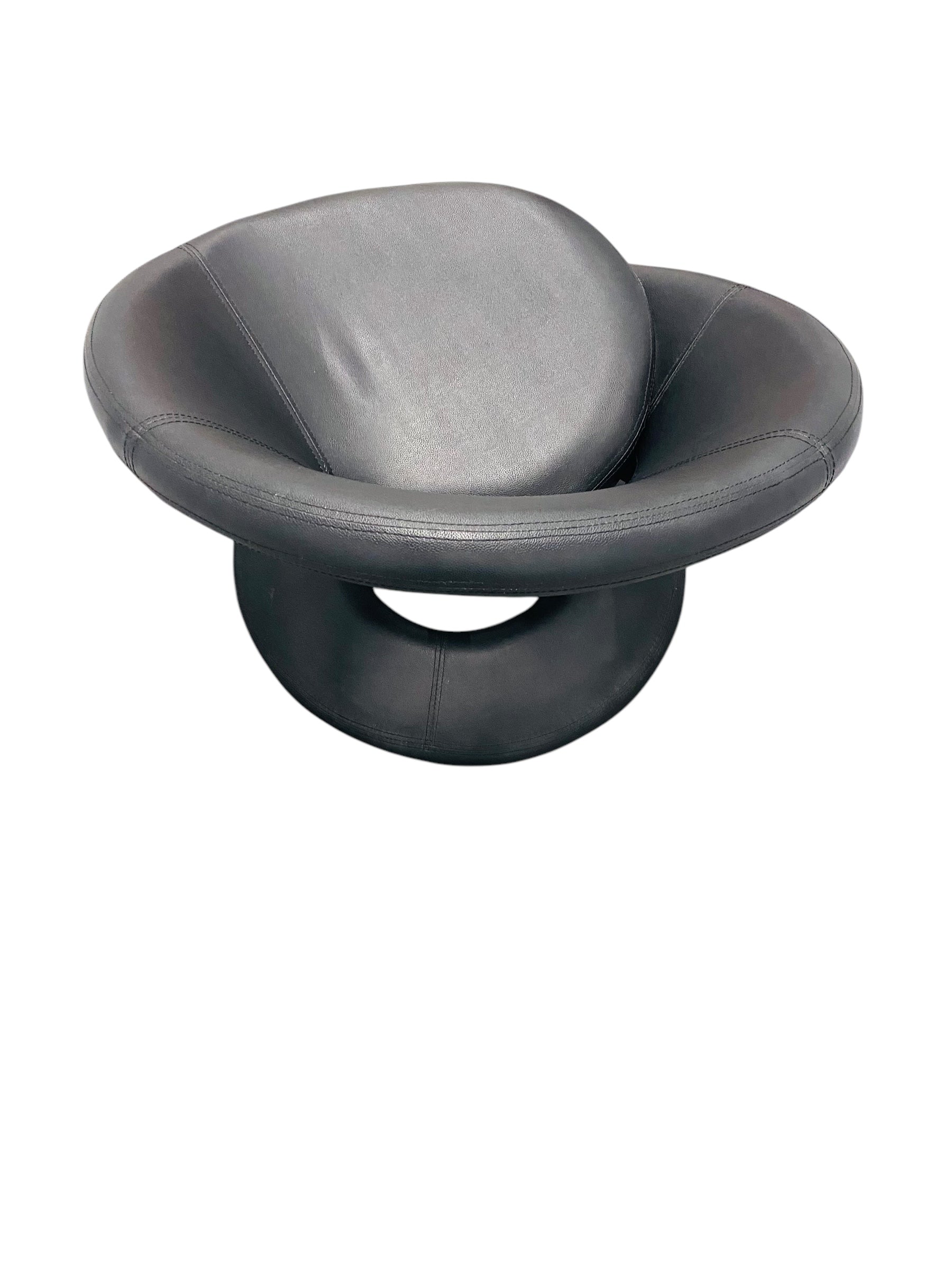 Black Jaymar Spiral Chair, Style After Louis Durot