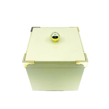 Vintage Georges Briard Cream and Gold Ice Bucket & Tray Set, Japan