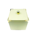 Vintage Georges Briard Cream and Gold Ice Bucket & Tray Set, Japan