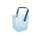 Vintage Hoya Glacier Glass Ice Bucket, Japan