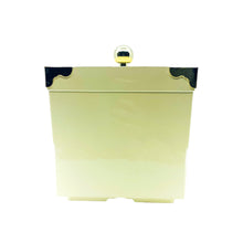 Vintage Georges Briard Cream and Gold Ice Bucket & Tray Set, Japan