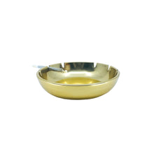 Vintage Smith Metal Arts Large Round Aluminum Ashtray