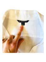 Women’s Brooks Brothers White Linen Shirt