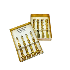 Antique Florentine Party Forks & Knives Set