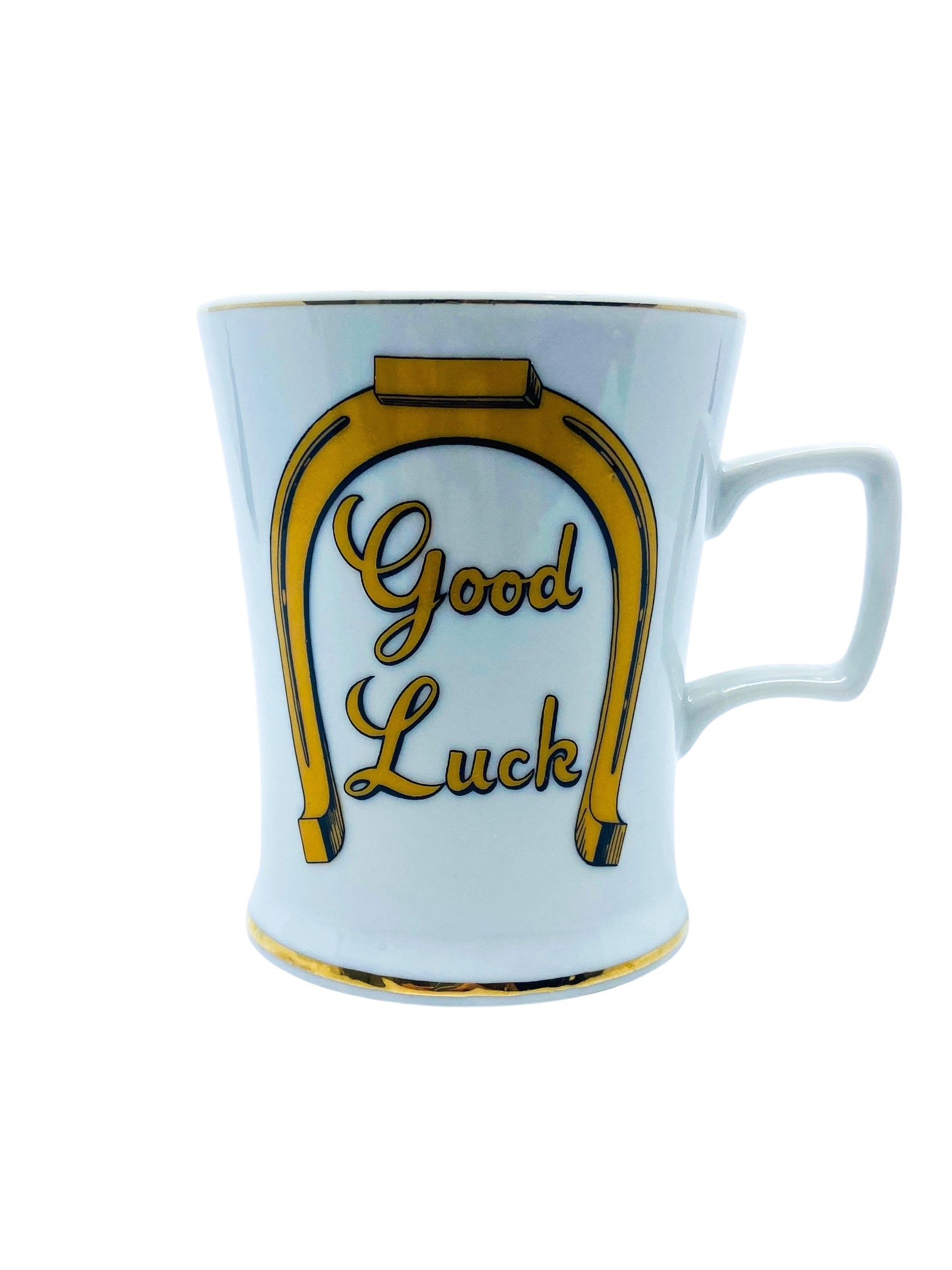 Vintage Knobler “Good Luck” Mug, Japan