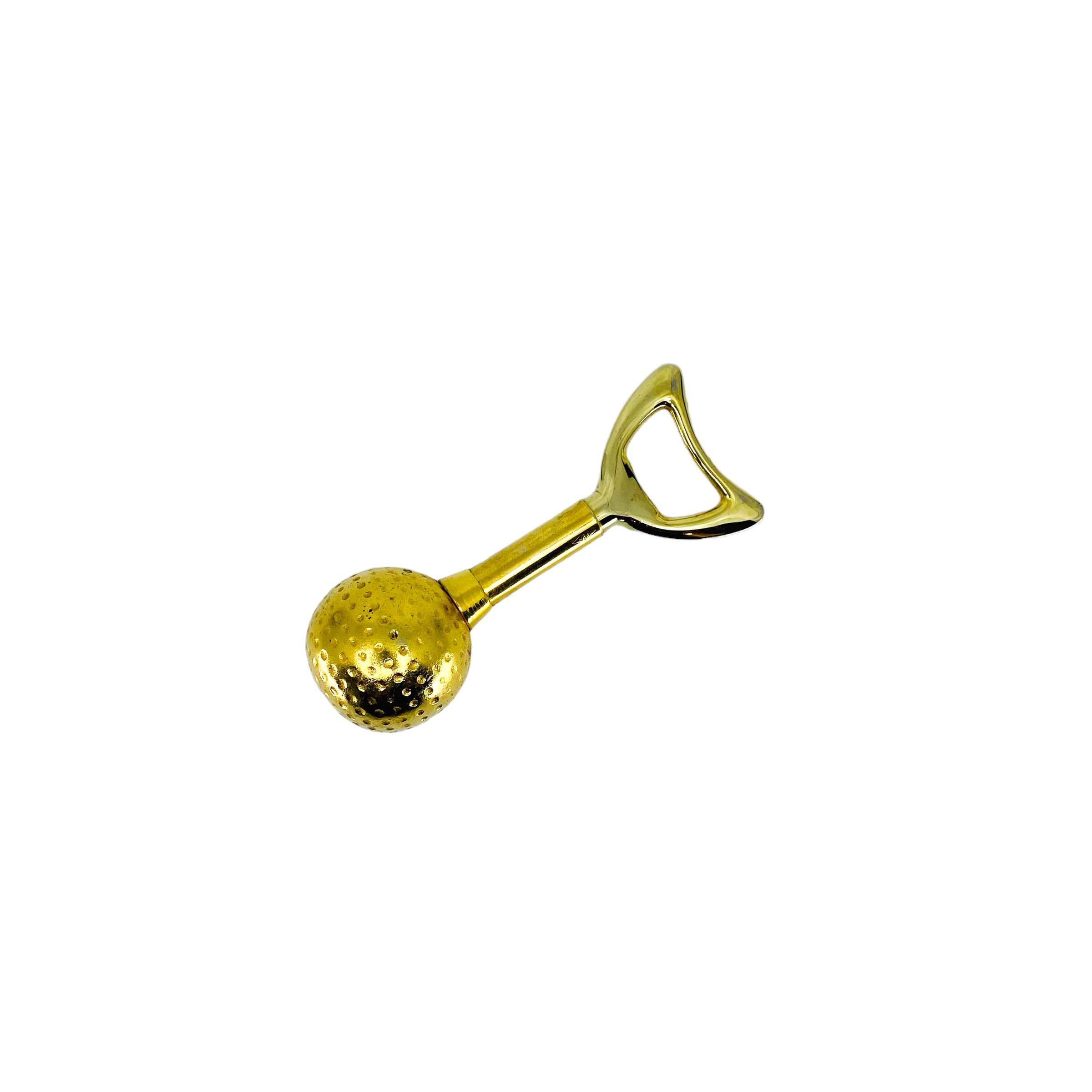 Vintage Brass Golf Ball Bottle Opener