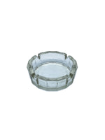 Vintage Blenko Bamboo Shaped Glass Ashtray, Large