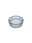 Vintage Blenko Bamboo Shaped Glass Ashtray, Large