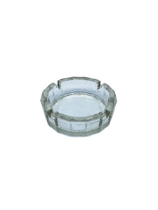 Vintage Blenko Bamboo Shaped Glass Ashtray, Large