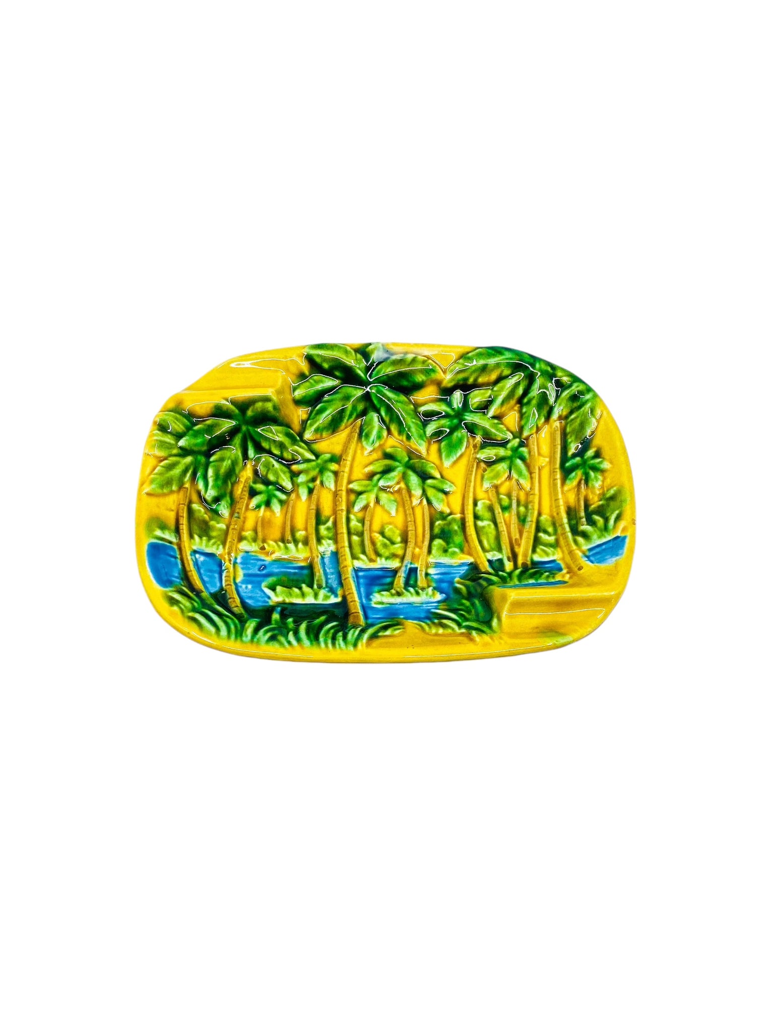 Vintage Palm Tree Ashtray, Japan