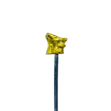 MCM Metal Turkish BBQ Skewers with Brass Figurine Tops, Set of 6