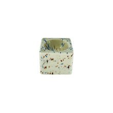 Vintage Speckled Ceramic Square Ring Drop, Germany