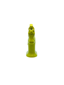Vintage MCM Ceramic Chartreuse Horse Planter
