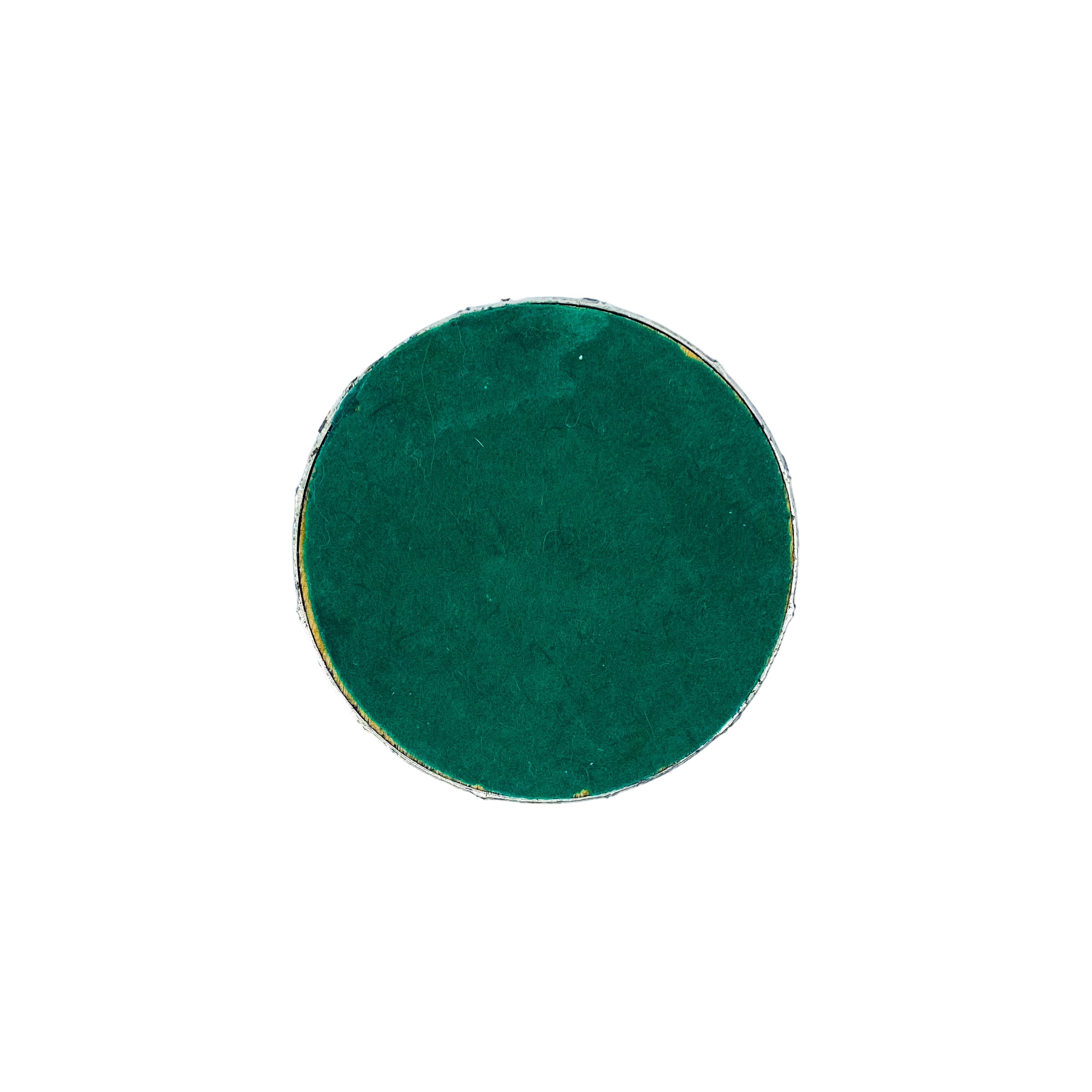 Silver Bamboo Trim Bottle Coaster