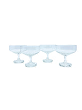 Vintage Tapio Wirkkala for Rosenthal Crystal Coupe Glasses, Set of 4