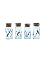 Vintage 1970’s Wheaton Glass Spice Jars, Set of 4
