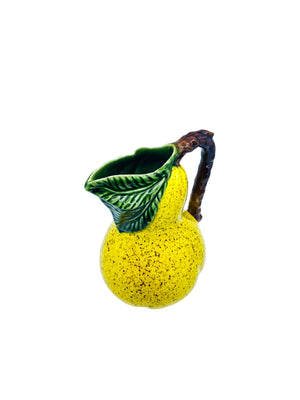 Vintage Oltaire Pear Shaped Ceramic Pitcher, Portugal