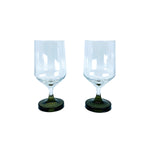 Tapio Wirkkala for Rosenthal Smoked Bottom Glasses, Pair