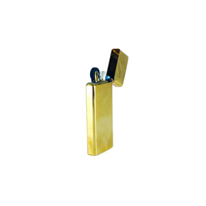 Vintage 14kt Gold Plated Slim Butane Lighter, New