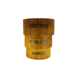 Vintage Wood Snack Bowl Nesting Set, Japan