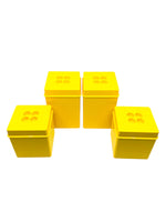 Vintage Dansk Gourmet Designs Yellow Mod Canisters, 1 Set Available