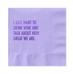 Drink & Talk Napkins