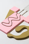 Ossa: Rhodium Ballchain Crossbody
