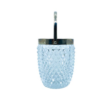 MCM Raimond Hand Made Crystal & Silver Plate Ice Bucket, Made in England