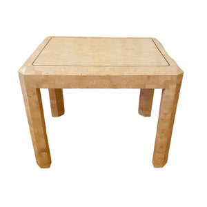 1980s Maitland Smith Tessellated Stone Side Table, Local Pick Up Only**