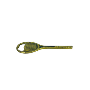 Vintage 1970’s Brass Tennis Racket Bottle Opener