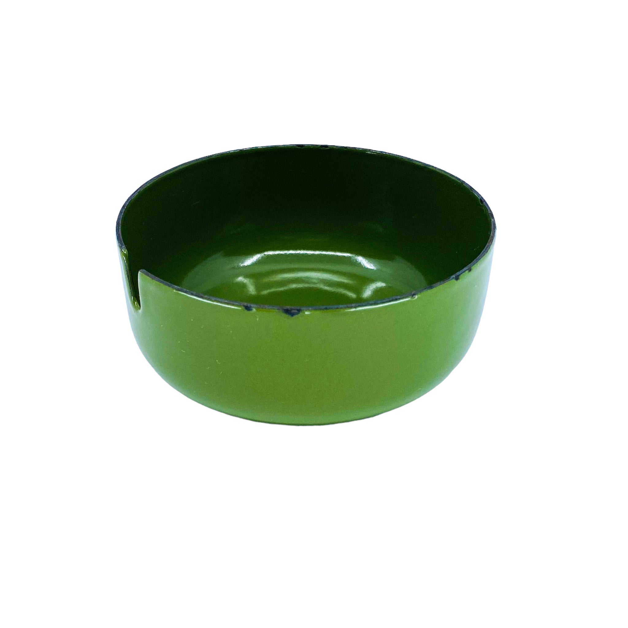 MCM Green Enamel Ashtray