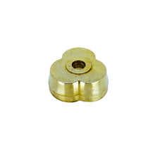 Andrea by Sadek Brass Flower Candle Holders, Pair