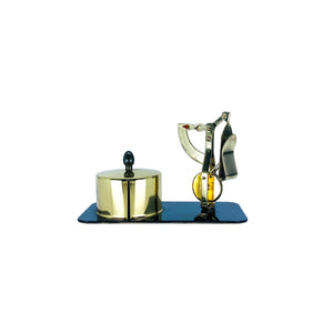 Vintage Brass Letter Scale with Stamp Dispenser