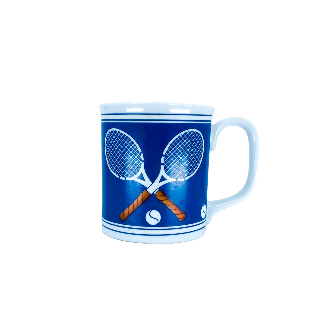 Vintage Curzon Tennis Racket Mug