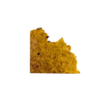 Maple Burl Quartz Clock, Signed 99’