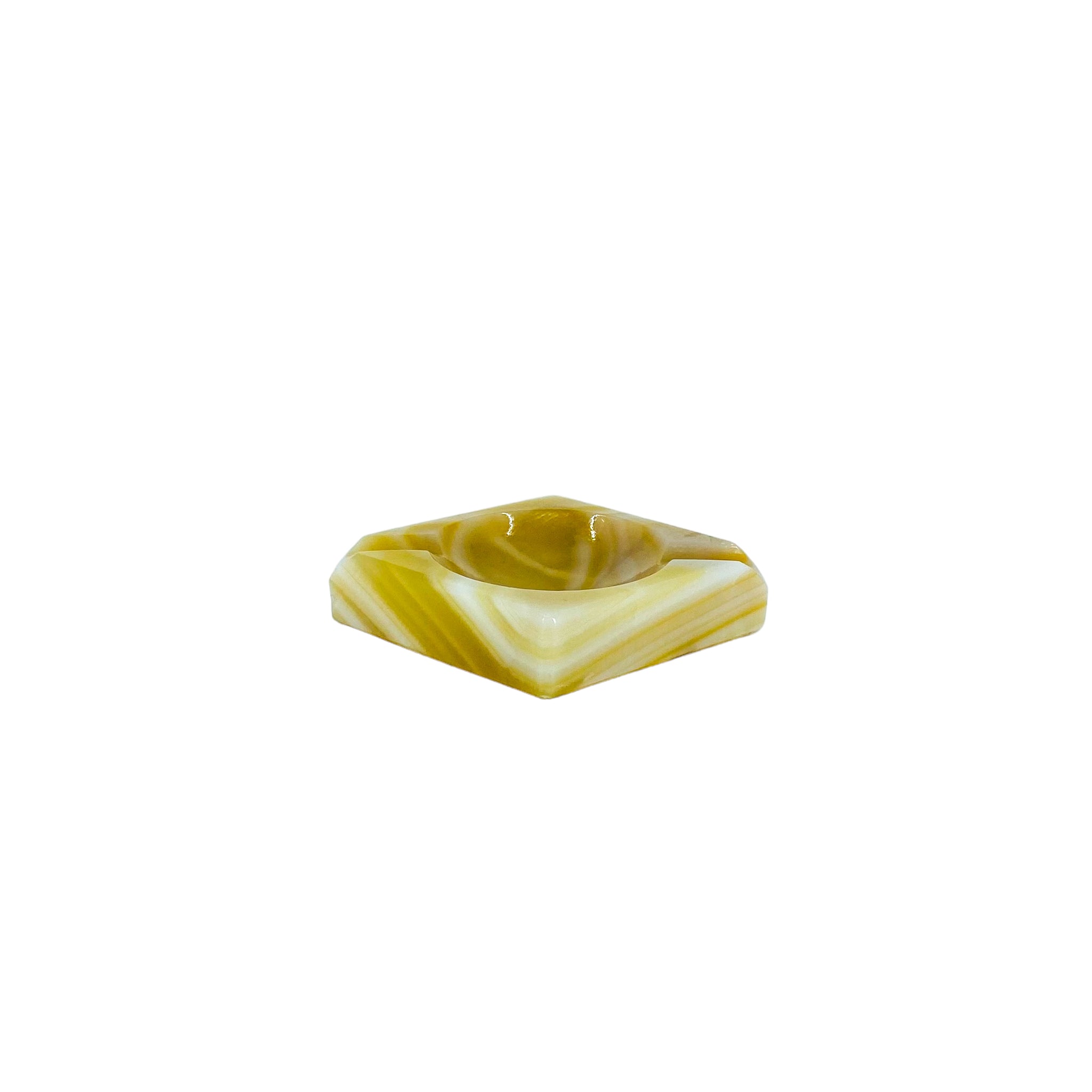 Onyx Personal Diamond Shaped Ashtray