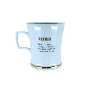 Vintage Knobler Porcelain “Father” Mug