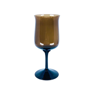 Lenox Espresso Brown Tulip Shaped Glasses