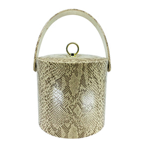 Vintage Phoenixware Snakeskin Print Ice Bucket