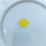 White Ceramic Shell Plate by OMC Japan