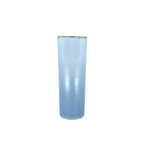 Vintage Federal Glass Tom Collins Multicolor Glasses, Set of 7