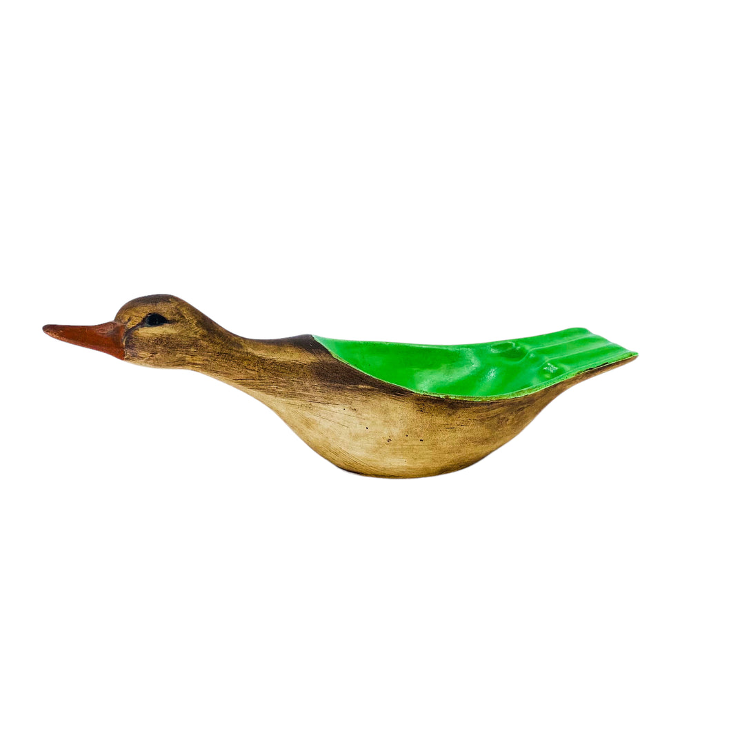 Vintage Holland Mold Ceramic Duck Ashtray