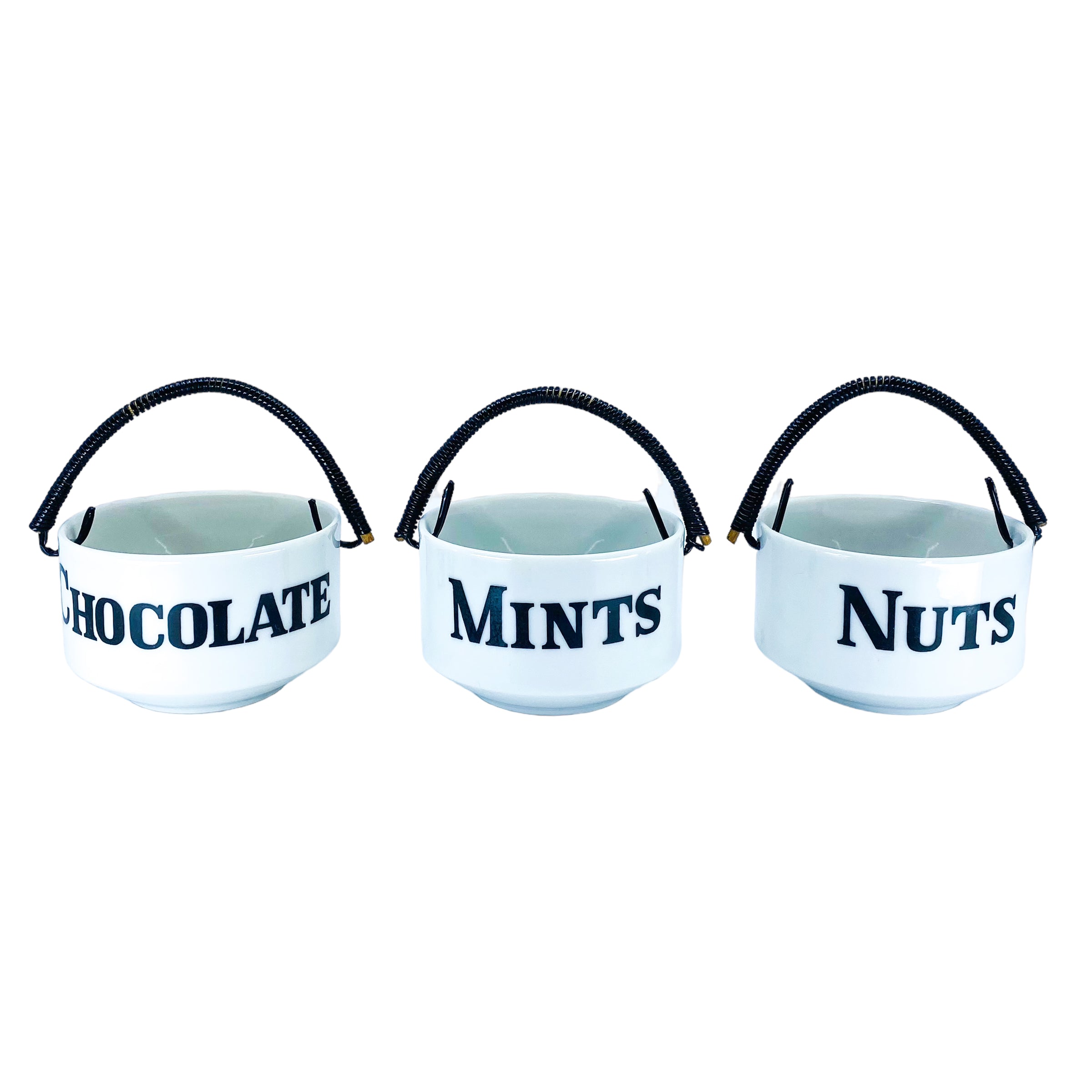 Vintage Stacking Snack Bowl Set
